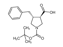 (3R,4R)-4-Benzyl-1-(tert-butoxycarbonyl)-pyrrolidine-3-carboxylic Acid