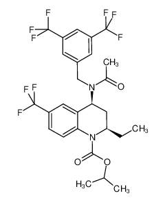 261947-38-0 structure, C27H27F9N2O3