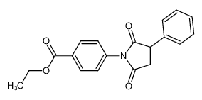 406234-56-8 ethyl 4-(2,5-dioxo-3-phenylpyrrolidin-1-yl)benzoate