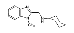 N-[(1-methylbenzimidazol-2-yl)methyl]cyclohexanamine 342385-30-2