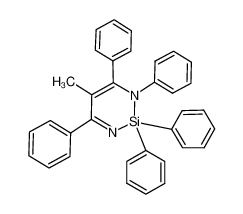 5-Methyl-1,2,2,4,6-pentaphenyl-1,2-dihydro-[1,3,2]diazasiline 100046-22-8