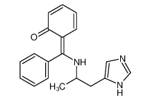 (6E)-6-[[1-(1H-imidazol-5-yl)propan-2-ylamino]-phenylmethylidene]cyclohexa-2,4-dien-1-one 139191-80-3