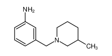 3-[(3-甲基-1-哌啶基)甲基]苯胺