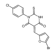 340213-94-7 structure, C15H8BrClN2O3S