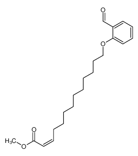 88018-04-6 methyl 13-(2-formylphenoxy)tridec-2-enoate