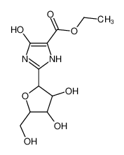 (5Z)-2-[3,4-dihydroxy-5-(hydroxymethyl)oxolan-2-yl]-5-[ethoxy(hydroxy)methylidene]-1H-imidazol-4-one 72161-14-9