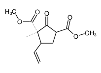 75863-24-0 (1Ξ,5SR)-1-Methyl-2-oxo-5-vinylcyclopentan-1,3-dicarbonsaeure-dimethylester