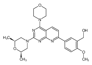 5-[2-[(2R,6S)-2,6-二甲基-4-吗啉基]-4-(4-吗啉基)吡啶并[2,3-d]嘧啶-7-基]-2-甲氧基苯甲醇