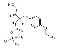 methyl (R)-2-((tert-butoxycarbonyl)amino)-3-(4-ethoxyphenyl)propanoate 92507-32-9