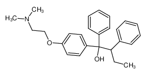 1-[4-(2-dimethylamino-ethoxy)-phenyl]-1,2-diphenyl-1-butanol 748-97-0