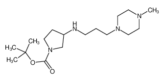 tert-butyl 3-[3-(4-methylpiperazin-1-yl)propylamino]pyrrolidine-1-carboxylate 887579-20-6