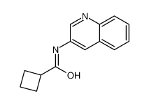 N-quinolin-3-ylcyclobutanecarboxamide 606096-33-7