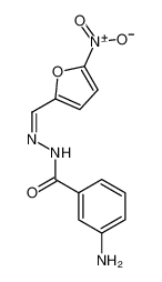 3-amino-N-[(Z)-(5-nitrofuran-2-yl)methylideneamino]benzamide 5584-25-8