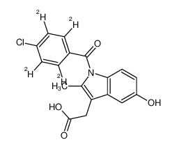 O-Desmethyl Indomethacin-d4 1189916-55-9