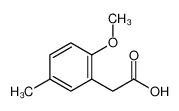 2-(2-methoxy-5-methylphenyl)acetate 58506-24-4