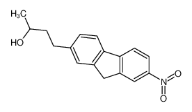 4-(7-nitro-2-fluorenyl)-butan-2-ol 101003-26-3