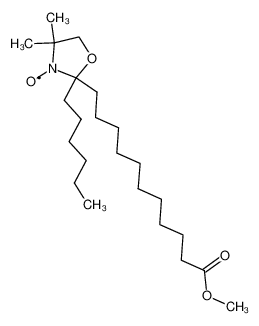 2-(10-carboxyldecyl)-2-hexyl-4,4-dimethyl-3-oxazolidinyloxyl methyl ester 29639-21-2