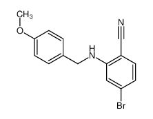 832114-30-4 4-bromo-2-[(4-methoxyphenyl)methylamino]benzonitrile