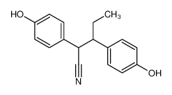 2,3-bis(4-hydroxyphenyl)pentanenitrile 65-14-5