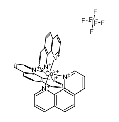 28277-59-0 structure, C36H24CoF6N6P++++++++