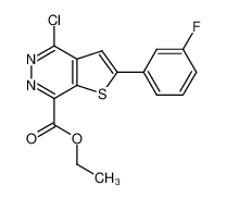 ethyl 4-chloro-2-(3-fluorophenyl)thieno[2,3-d]pyridazine-7-carboxylate