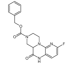 2-fluoro-6-oxo-5,6,6a,7,9,10-hexahydro-pyrazino[1,2-a]pyrido[3,2-e]pyrazine-8-carboxylic acid benzyl ester