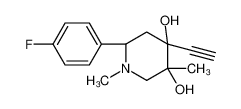 120729-81-9 (3S,4R,6S)-4-ethynyl-6-(4-fluorophenyl)-1,3-dimethylpiperidine-3,4-diol