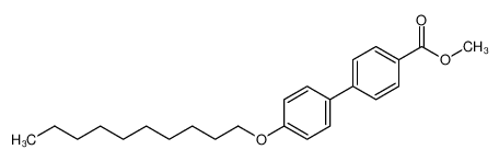 62724-34-9 spectrum, 4'-decyloxy-biphenyl-4-carboxylic acid methyl ester