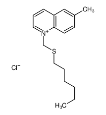 89645-99-8 1-(hexylsulfanylmethyl)-6-methylquinolin-1-ium,chloride