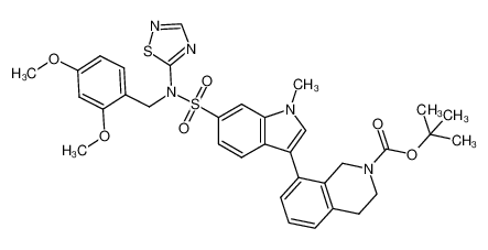 1423161-80-1 structure, C34H37N5O6S2