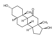 (3R)-3,17-dihydroxy-10,13-dimethyl-1,2,3,4,5,6,7,8,9,12,14,15,16,17-tetradecahydrocyclopenta[a]phenanthren-11-one 1158-94-7