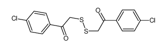 1-(4-chlorophenyl)-2-[[2-(4-chlorophenyl)-2-oxoethyl]disulfanyl]ethanone 5409-94-9