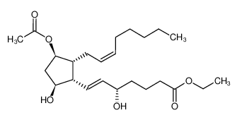 249935-25-9 (S,E)-ethyl 7-((1S,2R,3R,5S)-3-acetoxy-5-hydroxy-2-((Z)-oct-2-en-1-yl)cyclopentyl)-5-hydroxyhept-6-enoate