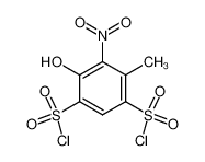 858853-65-3 spectrum, 5-hydroxy-6-nitro-toluene-2,4-disulfonyl chloride