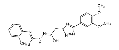 94771-95-6 1-[[2-[5-(3,4-二甲氧基苯基)四唑-2-基]乙酰基]氨基]-3-(2-甲基苯基)硫脲