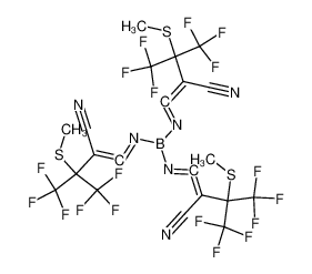 23932-56-1 structure, C21H9BF18N6S3