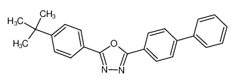 2-(4'-叔丁苯基)-5-(4'-联苯基)-1,3,4-恶二唑