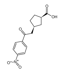 CIS-3-[2-OXO-2-(4-NITROPHENYL)ETHYL]CYCLOPENTANE-1-CARBOXYLIC ACID 733740-50-6