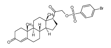 3,20-Dioxopregn-4-en-21-yl 4-bromobenzenesulfonate 21170-34-3