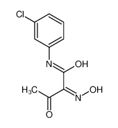 N-(3-chlorophenyl)-2-hydroxyimino-3-oxobutanamide 85968-59-8