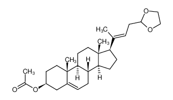 86476-25-7 3β-acetoxy-24,24-ethylenedioxychol-Δ5,20(22)-diene