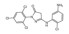 1-(2,4,6-三氯苯基)-3-(5-氨基-2-氯苯胺基)-5-吡唑酮