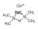 18544-54-2 structure, C6H18CoNSi2+