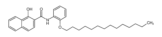 39163-92-3 1-羟基-N-(2-十四烷氧基苯)-2-萘磺酰胺