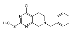 7-benzyl-4-chloro-2-methylsulfanyl-6,8-dihydro-5H-pyrido[3,4-d]pyrimidine 859826-11-2