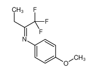 1,1,1-trifluoro-N-(4-methoxyphenyl)butan-2-imine 126855-74-1