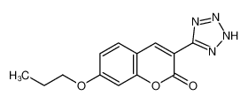 7-propoxy-3-(2H-tetrazol-5-yl)chromen-2-one 76239-29-7