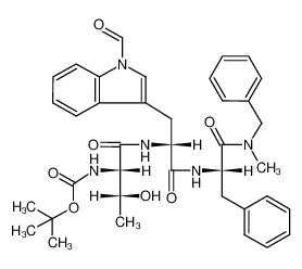 Boc-Thr-D-Trp(CHO)-Phe-NMeBzl 126088-88-8