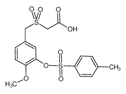 3-[(p-toluenesulfonyl)oxy]-4-methoxybenzylsulfonylacetic acid 1005494-37-0