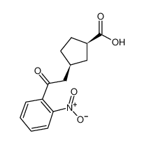 CIS-3-[2-OXO-2-(2-NITROPHENYL)ETHYL]CYCLOPENTANE-1-CARBOXYLIC ACID 733740-48-2